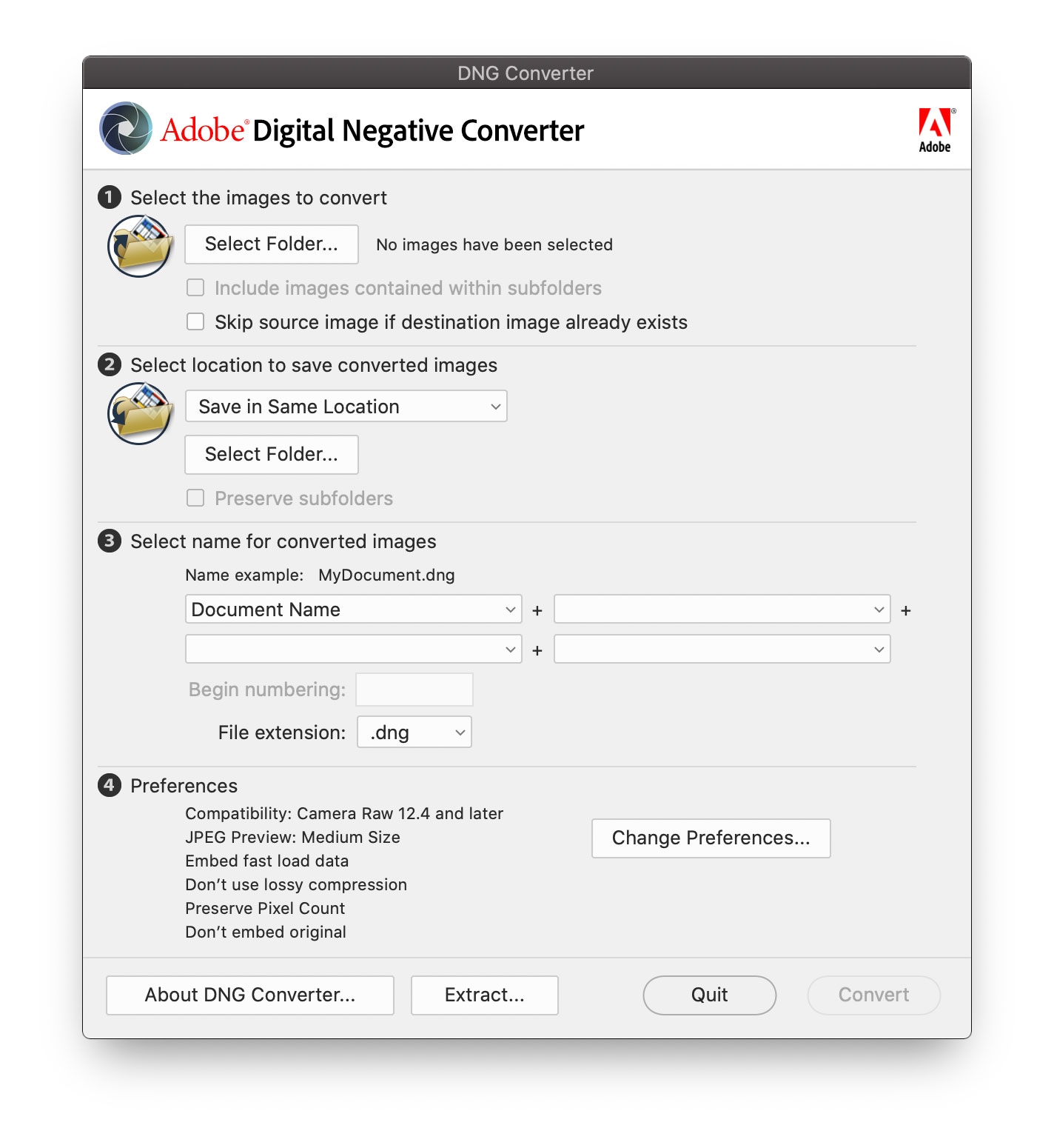 Convert RAW chart to DNG in Adobe DNG Converter.