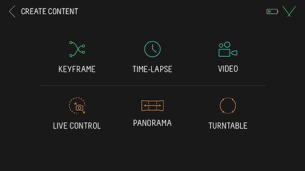 Camera shutter release port.