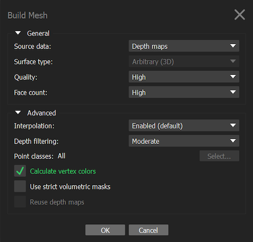 Build 3D mesh.
